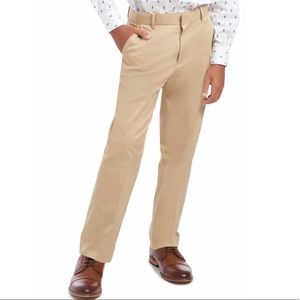 TOMMY HILFIGER boys flat front stretch pants